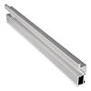 Profil pionowy otwarty Compact L (Linia) szczotkowany srebrny - small