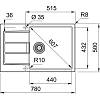 Zlewozmywak wbudowywany Tectonite® Sirius S2D 611-78 XL Beżowy Franke 143.0676.418, nie drogie - zdjecie №3 - small