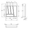 Organizacja OrgaTray 740 srebrna, plastikowa L=450 W=450 AvanTech YOU (9302708) Hettich, kupic - zdjecie №2 - small