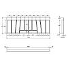 Organizacja OrgaTray 740 srebrna, plastikowa L=450 W=1200 AvanTech YOU (9302714) Hettich, kupic - zdjecie №2 - small