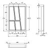 Organizacja OrgaTray 740 srebrna, plastikowa L=500 W=400 AvanTech YOU (9302716) Hettich, kupic - zdjecie №2 - small