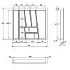 Organizacja OrgaTray 740 srebrna, plastikowa L=500 W=600 AvanTech YOU (9302719) Hettich, nie drogie - zdjecie №3 - small