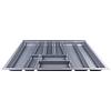 Organizacja OrgaTray 740 srebrna, plastikowa L=500 W=800 AvanTech YOU (9302720) Hettich, kupic - zdjecie №2 - small
