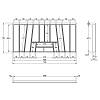 Organizacja OrgaTray 740 srebrna, plastikowa L=550 W=1200 AvanTech YOU (9302732) Hettich, kupic - zdjecie №2 - small