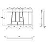 Organizacja OrgaTray 740 biała, plastik L=450 W=800 AvanTech YOU (9302738) Hettich, kupic - zdjecie №2 - small
