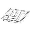 Organizacja OrgaTray 740 biała, plastik L=500 W=450 AvanTech YOU (9302744) Hettich - small