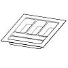 Organizacja OrgaTray 480 srebrna, plastik L=470 W=400 Atira (9202814) Hettich - small