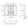 Organizacja OrgaTray 480 srebrna, plastik L=470 W=600 Atira (9202817) Hettich, nie drogie - zdjecie №3 - small