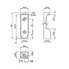 Mocowanie do drążka 30х15 Ferro Fiori M 11010.65 lewy + prawy, biały, zdjecie - zdjecie №4 - small