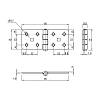 Zawias karty W=40 L=90 stal galwanizowana, zdjecie - zdjecie №4 - small