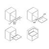 Kątownik aluminiowy 10x10x1mm L=2m, czarny, nie drogie - zdjecie №3 - small