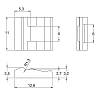 Оgranicznik kąta otwarcia do Intermat, od 110 do 85 (9088253) Hettich, nie drogie - zdjecie №3 - small