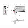 Zawieszka LIBRA H7 lewa / szpilka Ø8/ 120-160 kg, Italiana Ferramenta (63422270ZN), kupic - zdjecie №2 - small