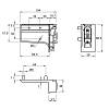 Zawieszka LIBRA H7 lewa / szpilka Ø8/ 120-160 kg, Italiana Ferramenta (63422270ZN), kupic - zdjecie №2 - small