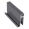 Profil dolny poziomy Compact Antracyt matowy Gładki (RAL 7024) - small