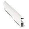 *Profil pionowy otwarty Compact T (Trapeze) Biały matowy Gładki (RAL 9016) - small