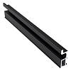Profil pionowy otwarty Compact L (Linia) Czarny matowy Moiré (RAL 9005) - small