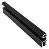 *Profil pionowy otwarty Compact T (Trapeze) Czarny matowy Moiré (RAL 9005) - small