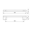 Uchwyt Ferro Fiori M 0085.160 buk |aluminium, nie drogie - zdjecie №3 - small