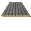 Panel ścienny AGT LB-2200 726 Ciemnoszary jedwab 2800х101х18mm (op. 6 szt.), kupic - zdjecie №2 - small