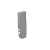 Adapter OrgaStore 810 / 820 / 830, srebro, AvanTech YOU (9278248) Hettich - small