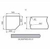 Kąt Luxeform L154 Marmur Asturia 900x900x38mm, kupic - zdjecie №2 - small