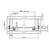 Prowadnica dolnego montażu częściowy wysuw SC L=350 MULLER 18мм max 1D, cena - zdjecie №5 - small