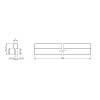 Zaślepka panelu AGT LB-3783-B 397 Dąb naturalny matowy 2800х34х12mm, kupic - zdjecie №2 - small