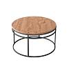 Podpora stolika kawowego Loft RING 70 RAL 9005 - small