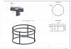 Podpora stolika kawowego Loft RING 70 RAL 9005, kupic - zdjecie №2 - small
