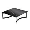 Podpora stolika kawowego Loft SQUARE 120 RAL 9005 - small