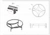 Podpora stolika kawowego Scandi RING 110 RAL 9005, kupic - zdjecie №2 - small