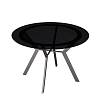 Wspornik stołu jadalnego Forma OKRĄGŁY 110 RAL 9005 - small