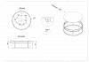 Podpora stolika kawowego Loft RING 90 RAL 9005, kupic - zdjecie №2 - small