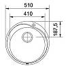 Zlewozmywak wbudowywany stalowy Ronda ROL 610-41 Stal szlachetna len Franke 101.0058.091, nie drogie - zdjecie №3 - small
