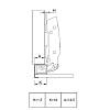 Zawias Sensys 8631i 95 NEW do profilu aluminiowego 32mm, drzwi nakładane (9091215) Нettich, zamowienie - zdjecie №6 - small