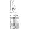 Zawias Sensys 8631i 95 NEW do profilu aluminiowego czarny obsydian 32mm, drzwi wpuszczane (9091226) Нettich, od producenta - zdjecie №8 - small