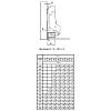 Zawias Clip-on 95° Sensys 8661 WP alu profil do 32mm bez sprężyn, niklowy (9091794) Hettich, od producenta - zdjecie №8 - small