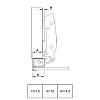 Zawias Clip-on 95° Sensys 8661 NK profil 32mm, bez sprężyn, cz. obsydian (9091230) Hettich, zamowienie - zdjecie №6 - small