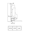 Zawias Clip-on 95° Sensys 8661 WP profil 32mm, bez sprężyn, cz. obsydian (9091232) Hettich, zamowienie - zdjecie №6 - small