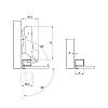Zawias Clip-on 95° Sensys 8661 WP profil 32mm, bez sprężyn, cz. obsydian (9091232) Hettich, zamowienie online - zdjecie №7 - small
