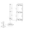 Cargo wysokie 150 mm (h=1700 mm), 5 półek z uchwytami na mop, chrom, MAXI, Vibo., cena od producenta - zdjecie №9 - small