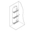 Półka na chemię gospodarczą chrom 377*825*102mm, Vibo, zamowienie - zdjecie №6 - small