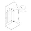 Półka na chemię gospodarczą chrom 377*825*102mm, Vibo, cena - zdjecie №5 - small