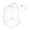 Półka na chemię gospodarczą chrom 270*674*102mm, Vibo, zamowienie online - zdjecie №7 - small