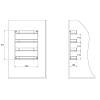 Półka na chemię gospodarczą chrom 320*411*102mm , Vibo, zdjecie - zdjecie №4 - small