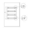 Półka na chemię gospodarczą chrom 320*411*102mm , Vibo, zamowienie - zdjecie №6 - small