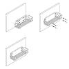Półka na chemię gospodarczą chrom 260*81*102mm , Vibo, cena - zdjecie №5 - small