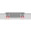 Zawias Sensys 8645i czarny obsydian wpuszczany, do cienkich frontów 10-16mm , z cichym domykiem (9091795) Hettich, zdjecie - zdjecie №4 - small