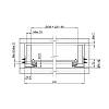 Prowadnice ukryta instalacja częściowy wysuw SC L=550 Muller profi line 18мм max 1D, cena - zdjecie №5 - small